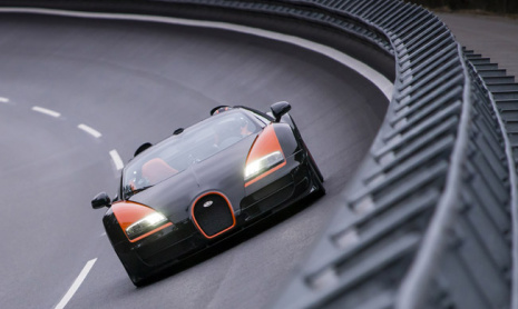 Мировой рекорд Bugatti Veyron - видео